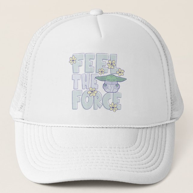 Grogu | Feel the Force Trucker Hat (Front)