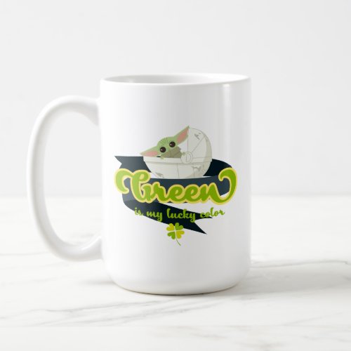 Grogu Green is my Lucky Color Coffee Mug