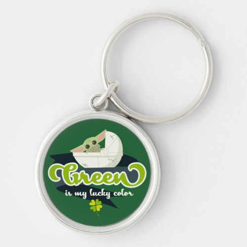 Grogu Green is my Lucky Color Keychain