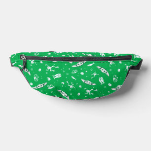 Grogu Green Snacks Pattern Fanny Pack