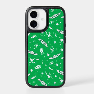 Grogu Green Snacks Pattern iPhone 17 Case