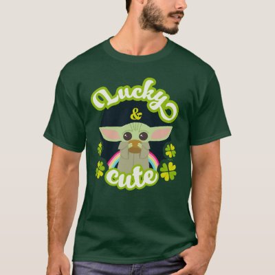 Grogu &quot;Lucky &amp; Cute&quot; T-Shirt