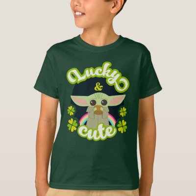 Grogu &quot;Lucky &amp; Cute&quot; T-Shirt