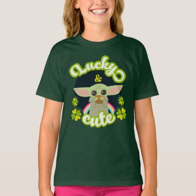 Grogu &quot;Lucky &amp; Cute&quot; T-Shirt