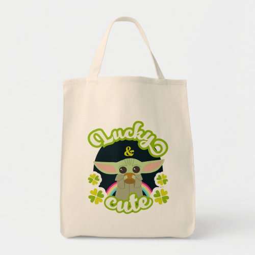 Grogu Lucky  Cute Tote Bag