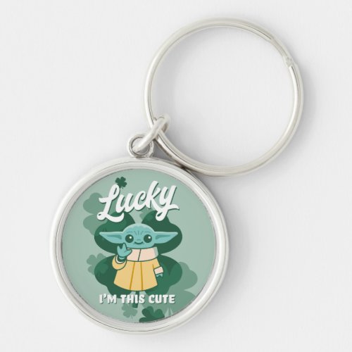 Grogu Lucky Im This Cute Keychain