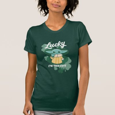 Grogu "Lucky I'm This Cute" T-Shirt