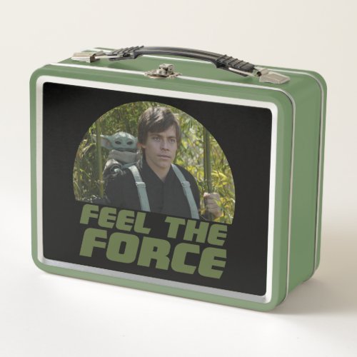 Grogu  Luke Skywalker _ Feel The Force Metal Lunch Box