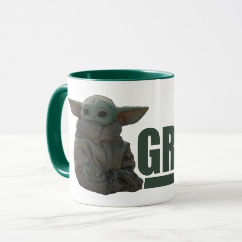 Grogu Name Graphic Mug