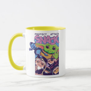 Grogu - Protect. Attack. SNACK! Mug