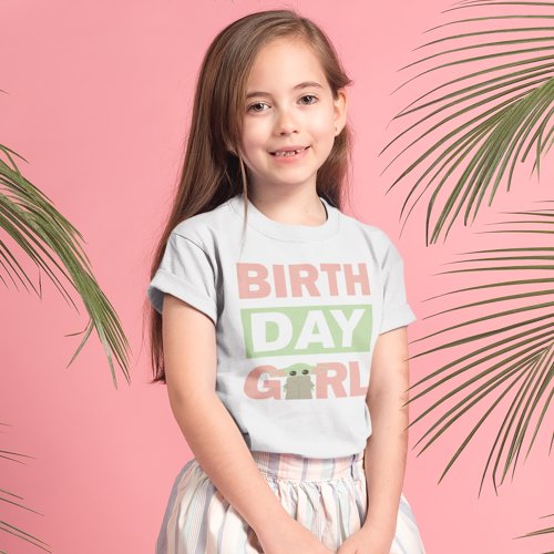 Grogu  The Child Birthday Girl T_Shirt