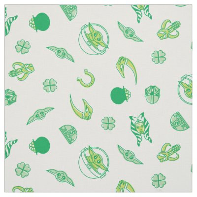 Grogu, The Mandalorian, Ahsoka Luck Pattern Fabric