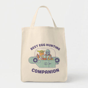 Grogu & The Mandalorian Best Egg Hunting Companion Tote Bag