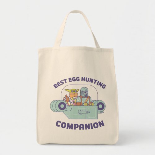 Grogu  The Mandalorian Best Egg Hunting Companion Tote Bag