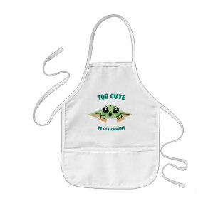 Grogu - Too Cute To Get Caught Kids' Apron