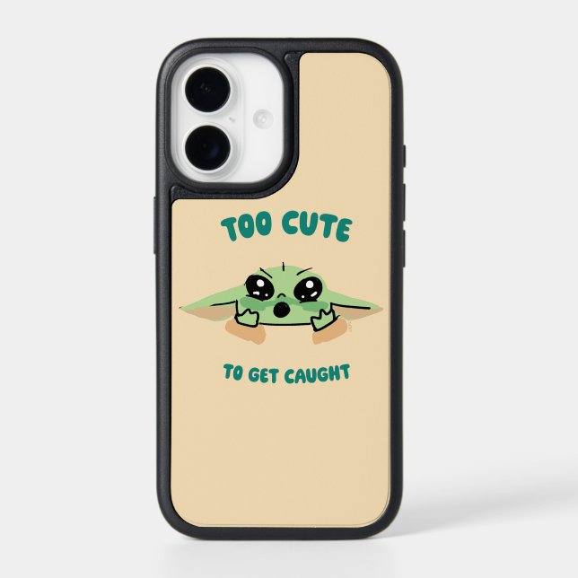 Grogu - Too Cute To Get Caught Otterbox iPhone Case (Back)