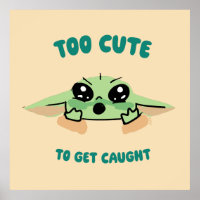 Grogu - Too Cute To Get Caught