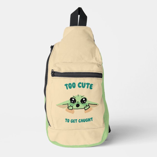 Grogu - Too Cute To Get Caught Sling Bag (Front)