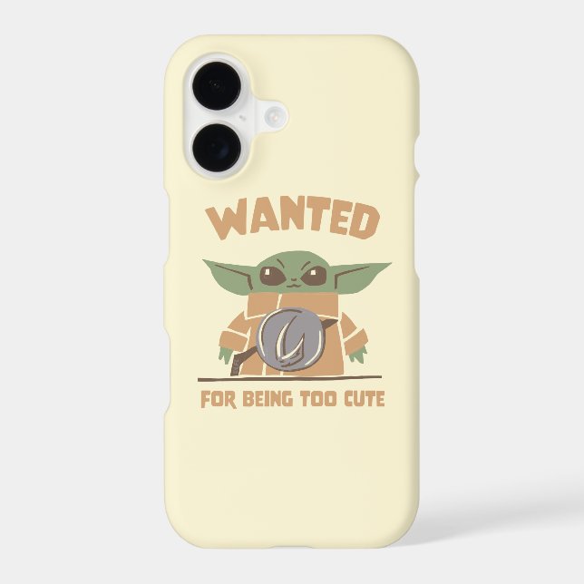Grogu - Wanted: For Being Too Cute Case-Mate iPhone Case (Back)