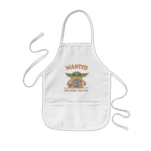 Grogu - Wanted: For Being Too Cute Kids' Apron