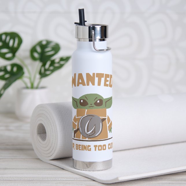 Grogu - Wanted: For Being Too Cute Water Bottle (Yoga)