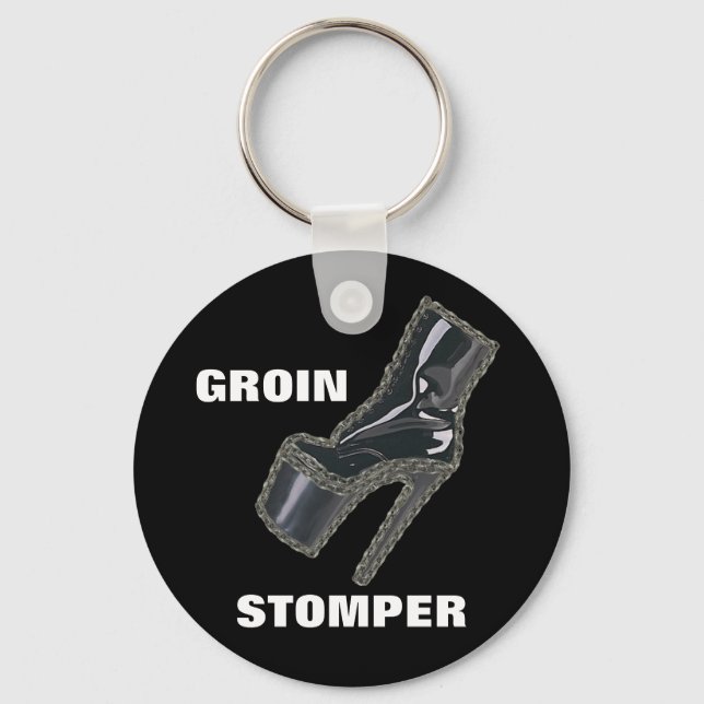 GROIN STOMPER  KEYCHAIN (Front)