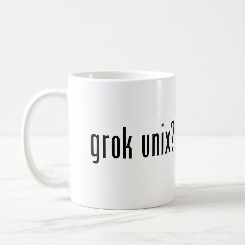 grok unix coffee mug