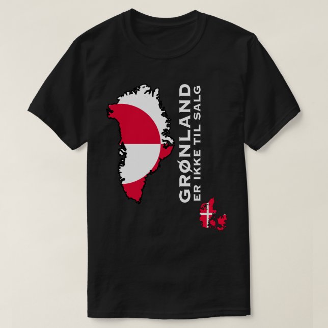 Grønland Er Ikke Til Salg M T-Shirt (Design Front)