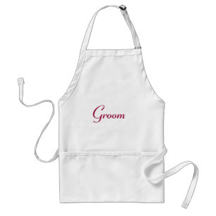 Groom Adult Apron