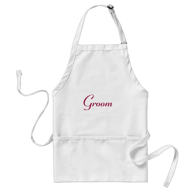 Groom Adult Apron (Front)