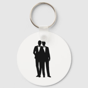 Groom and Groom Wedding Keychain