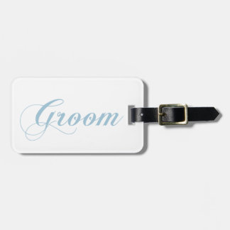 Groom Aquamarine Luggage Tag