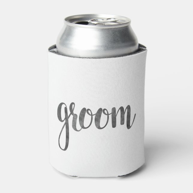 Groom bachelor party Mr. Can Cooler (Can Front)