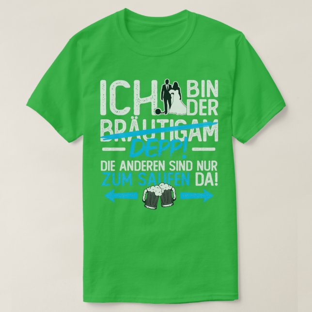 Groom bachelorette party men outfit 1 T-Shirt (Design Front)