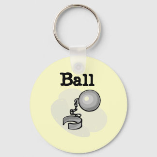 Groom Ball and Chain Tshirts and Gifts Keychain