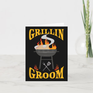 Groom Bbq Grill Smoker And Barbecue Chef Card
