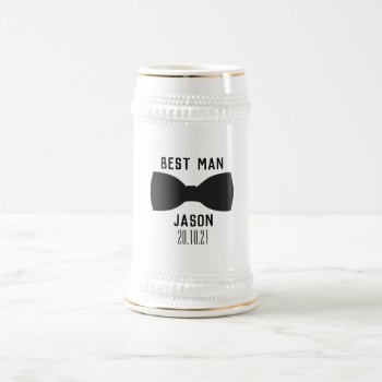 Groom Best Man Wedding Party Gift  Beer Stein by nadil2 at Zazzle