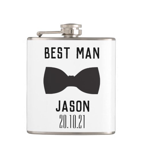 Groom Best Man Wedding Party Gift Flask