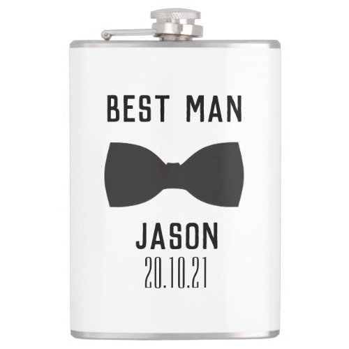 Groom Best Man Wedding Party Gift Flask