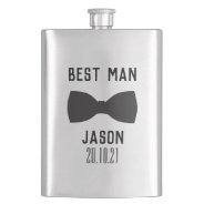 Groom Best Man Wedding Party Gift Flask at Zazzle
