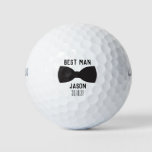 Groom Best Man Wedding Party Gift Golf Balls at Zazzle