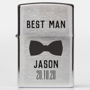 Groom Best Man Wedding Party Gift Zippo Lighter