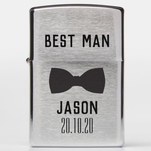 Groom Best Man Wedding Party Gift  Zippo Lighter