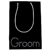 Groom bling gift bag (Front)
