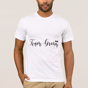 Groom Bowtie Wedding Bachelor T-Shirt