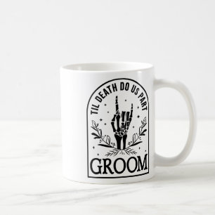 Groom Bride Engagement Wedding Halloween Couple Ma Coffee Mug