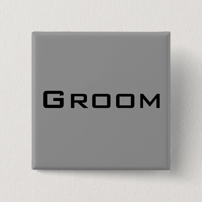 Groom Button (Front)