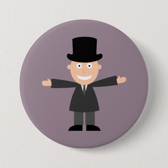 Groom Button (Front)