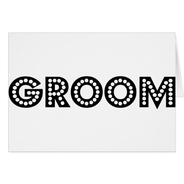 Groom Cards (Front Horizontal)