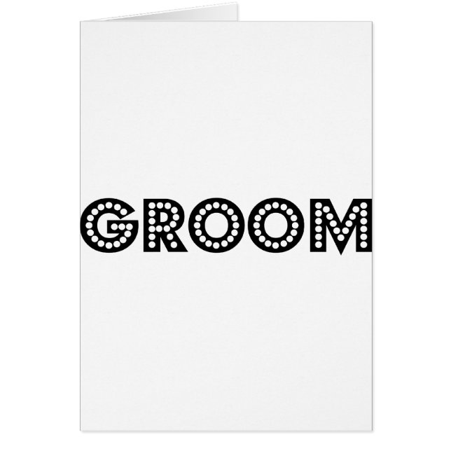 Groom Cards (Front)